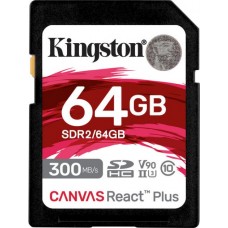 Kingston 64GB SD Canvas React Plus Ultimate